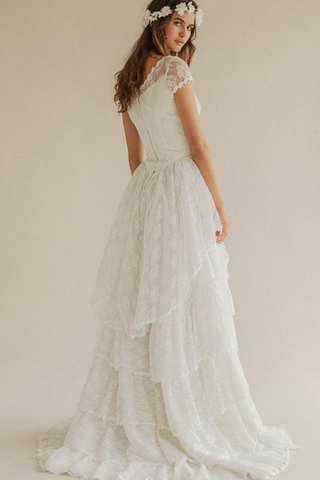 Abito da Sposa con Piega Formale E Informale originale con Seghettato Cerniera Romantico - Foto 2