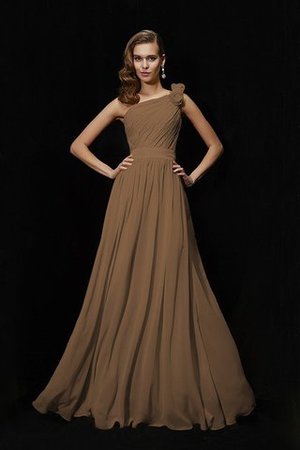 Vestido de Dama de Honor de Sin mangas de Imperio Cintura de Largo de Hasta el suelo - Foto 4