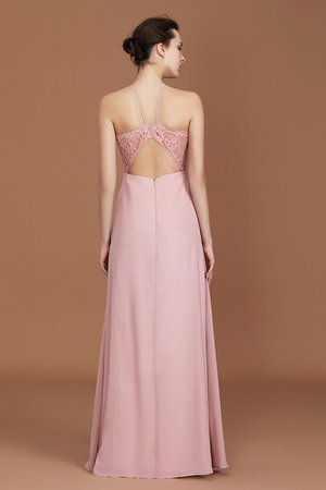 Chiffon Normale Taille A-Line Schlussverkauf Brautjungfernkleid mit Bordüre - Bild 2
