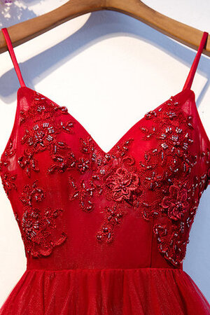Ärmelloses Satin Ausgezeichnet Bodenlanges Formelles Ballkleid - Bild 7