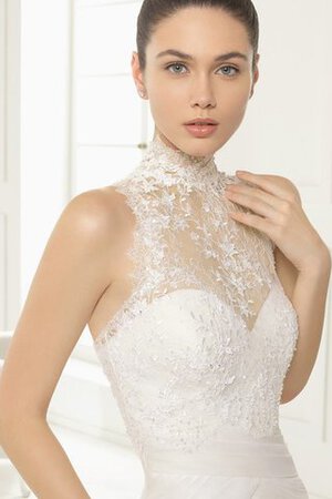 Abito da Sposa A Terra convenzionale a Chiesa a Sala Coda A Strascico Corto in Tulle - Foto 3