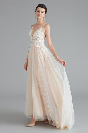 Robe de mariée coupé en satin extensible fermeutre eclair femme branché romantique - Photo 1