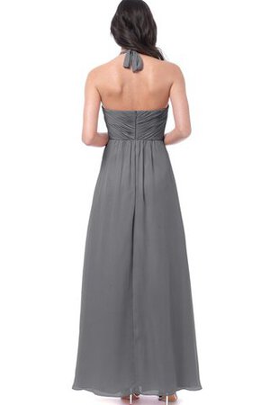 Robe demoiselle d'honneur long croisade ruché de tour de ceinture en haute - Photo 2