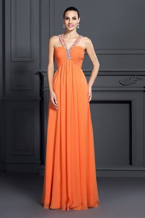 Robe de soirée sexy longue en chiffon longueru au niveau de sol a-ligne - Photo 1