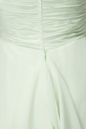 Drapiertes Paillettenbesetztes Ärmelloses Chiffon bodenlanges Abendkleid - Bild 8