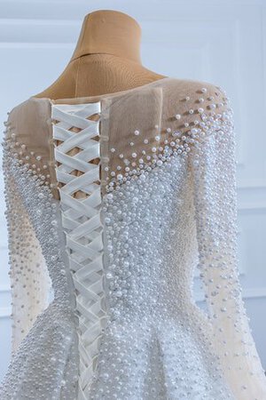 Robe de mariée distinctif textile en tulle formelle distinguee naturel - Photo 6