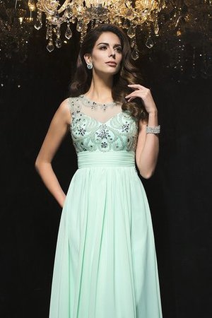 Robe de soirée formelle longue de princesse ligne a avec perle - Photo 7