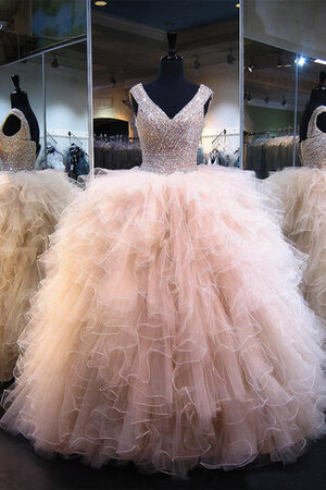 Formal Vestido de Fiesta en Tul de Excelente de Cordón - Foto 1