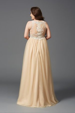 A Linie Empire Taille Anständiges Bodenlanges Ballkleid für Mollige - Bild 2
