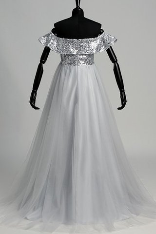 Robe de bal facile moderne avec perle de traîne courte avec manche courte - Photo 2