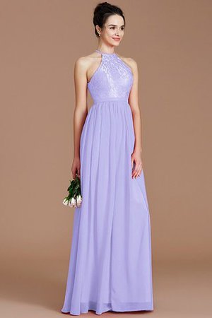 Prinzessin Normale Taille Reißverschluss Neckholder Chiffon Brautjungfernkleid - Bild 23
