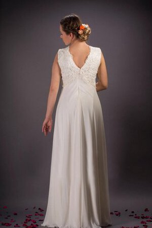 Abito da sposa a terra impero bello semplice all aperto in pizzo - Foto 2