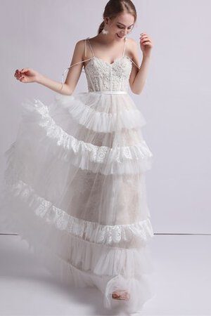 Abito da sposa stupefacente a sala in pizzo cerniera lungo lusso - Foto 1