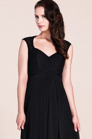 Robe demoiselle d'honneur plissé luxueux fermeutre eclair v encolure - Photo 6