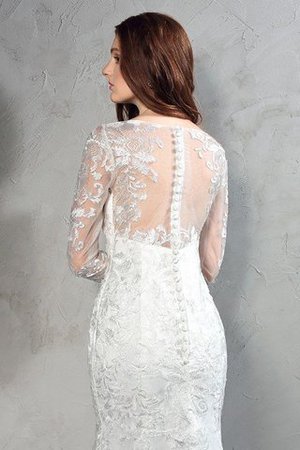 Normale Taille Sweep train Reißverschluss Extravagantes Sittsames Brautkleid - Bild 8