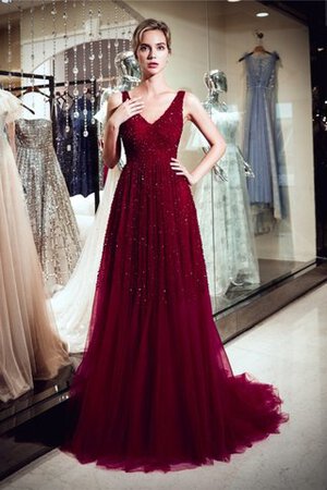Ewiges Fabelhaft Schickes Ballkleid ohne Ärmeln mit V-Ausschnitt - Bild 2