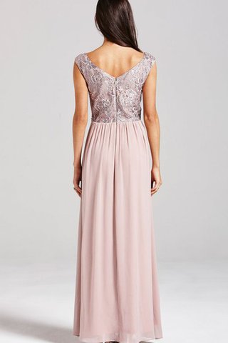 Abito da Damigella in Chiffon A-Line con Ricamo - Foto 2