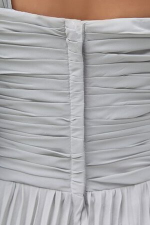 Robe mère de mariée classique en chiffon avec cristal d'épaule asymétrique - Photo 6
