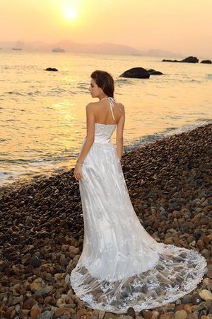 Robe de mariée longue ligne a dénudé fermeutre eclair au bord de la mer - Photo 2