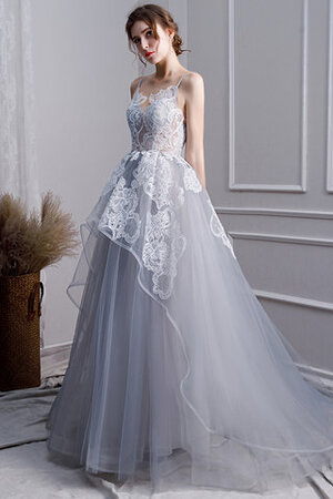 Robe de bal jusqu'au sol noble en satin romantique exclusif - Photo 2