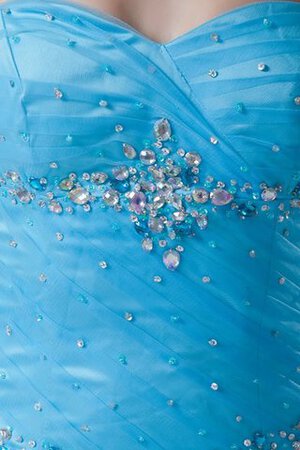 Abito Quinceanera decorato Cuore Ball Gown Allacciato con Increspato - Foto 8