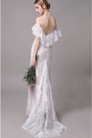 Moderno Vestido de Novia de De moda de Escote con Hombros caídos de Recatado - Foto 3