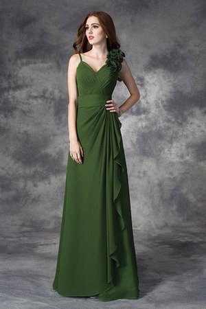 Vestido de Dama de Honor de Corte princesa en Gasa de Flores de Sin mangas - Foto 5