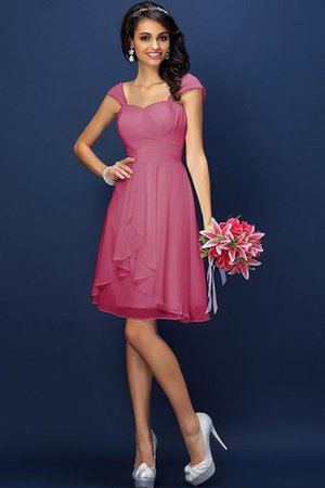 Abito da Damigella in Chiffon con Piega Conotta A-Line Principessa - Foto 28