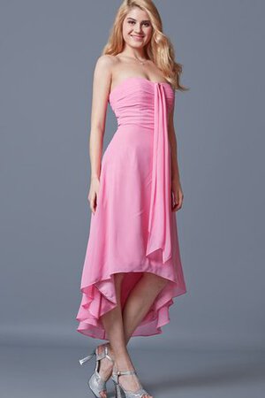 Reißverschluss Chiffon Empire Taille a linie bescheidenes schick Brautjungfernkleid - Bild 3