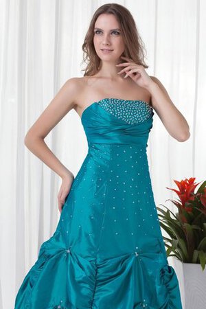 Robe de quinceanera avec perle ample ruché de bustier - Photo 6