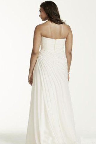 Robe de mariée simple delicat de bustier ruché au bord de la mer - Photo 2