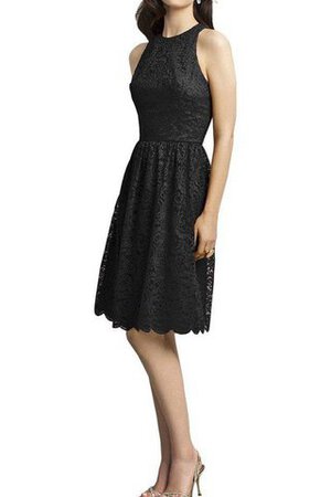 Vestido de Dama de Honor de Corte-A en Encaje de Corto de Sin mangas de Encaje Adorno - Foto 1