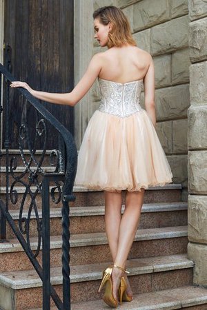 Vestido de Fiesta de Corte princesa de Corto de Escote halter de Cremallera - Foto 2
