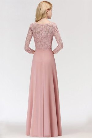 Robe de bal avec chiffon accrocheur avec ruban romantique longue - Photo 2