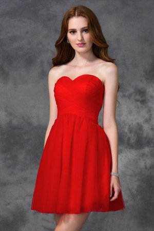 Reißverschluss Prinzessin A-Linie Bezauberndes Cocktailkleid mit Empire Taille - Bild 4