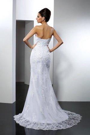 Herz-Ausschnitt Klassisches Ärmellos Anständiges Prächtiges Brautkleid - Bild 2