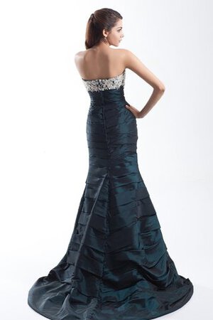 Vestido de Noche de Corte Sirena de Encaje Adorno de Escote sin tirantes - Foto 8