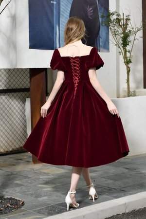 Ehrenvoll Normale Taille Pompöse Romantisches Ballkleid mit Kurzen Ärmeln - Bild 7