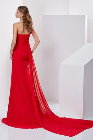 Plissiertes Prinzessin Normale Taille Anständiges Abendkleid aus Chiffon - Bild 2