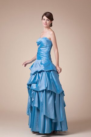 Plissiertes Ärmelloses Duchesse-Linie Quinceanera Kleid mit Applikation mit Pick-Ups - Bild 4