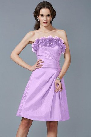 Robe demoiselle d'honneur facile en taffetas de fourreau de bustier fermeutre eclair - Photo 19