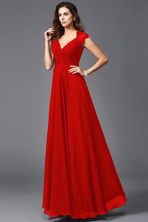 Vestido de Dama de Honor de Corte-A de Imperio Cintura de Hasta el suelo - Foto 22