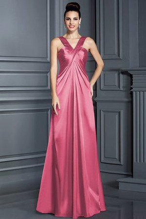 Spaghetti Träger A Linie Ärmelloses Empire Taille Anständiges Brautjungfernkleid - Bild 29