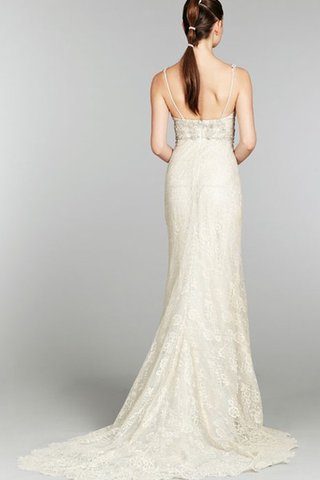 Abito da Sposa Conotta V-Scollo Naturale con Cristino lusso Senza Maniche - Foto 2