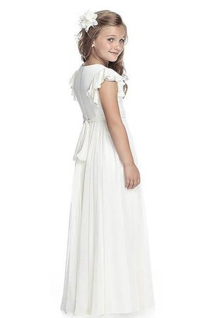 Abito da Cerimonia Bambini Senza Maniche A Terra Tondo Naturale Principessa - Foto 2