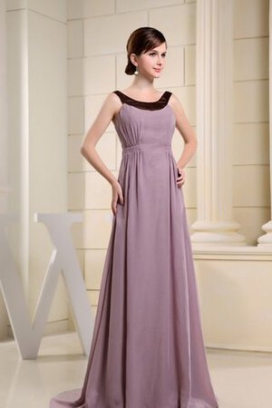 Ärmellos Chiffon A-Line gerüschtes Brautmutterkleid - Bild 1