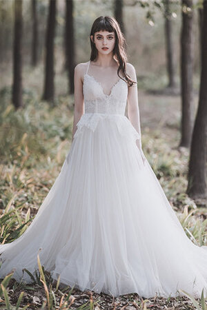 Abito da sposa in pizzo originale pudica principessa appariscente a sala - Foto 1