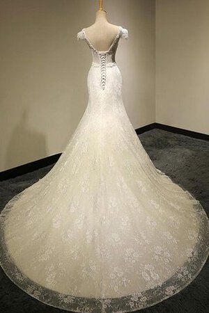 Spitze normale Taille Halle Dom sittsames modisches Brautkleid - Bild 2
