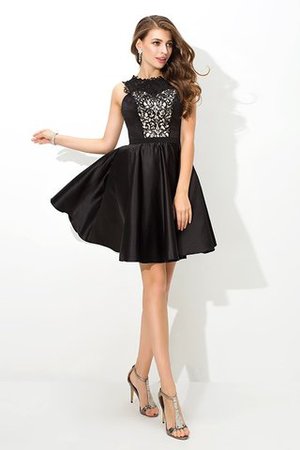 Normale Taille Mini Formelles Sexy Cocktailkleid mit Reißverschluss - Bild 4