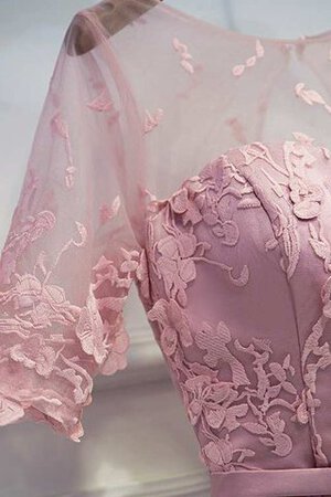 Robe de bal vintage appliques avec ruban ceinture en étoffe ligne a - Photo 3